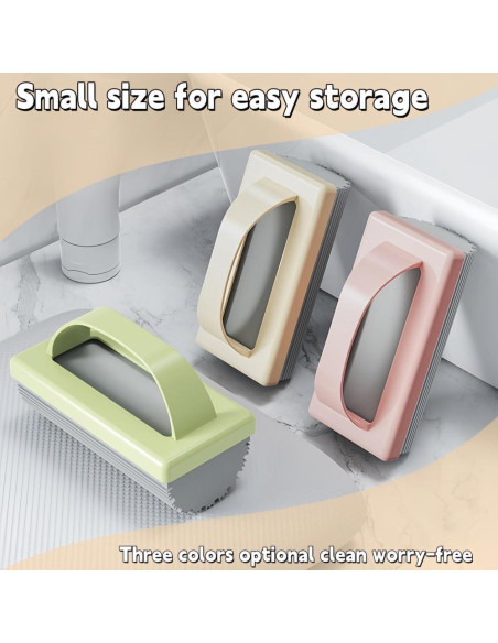 Esponjas de limpieza LUCKYLIGHT 3PCS Verde para zócalos