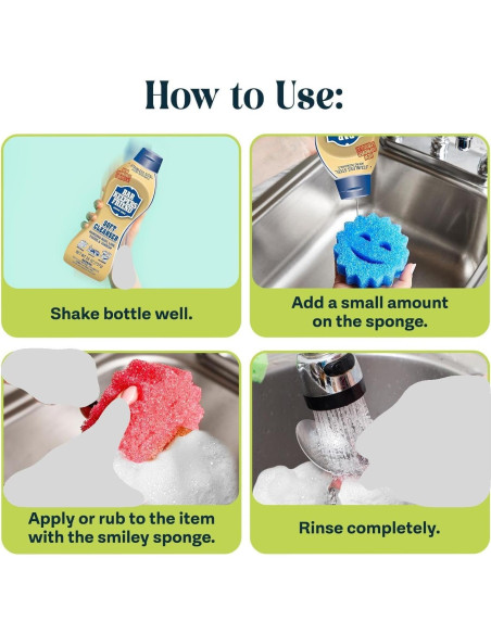 Esponjas de Limpieza Sparkleen - Paquete de 2 Rojas y Azules