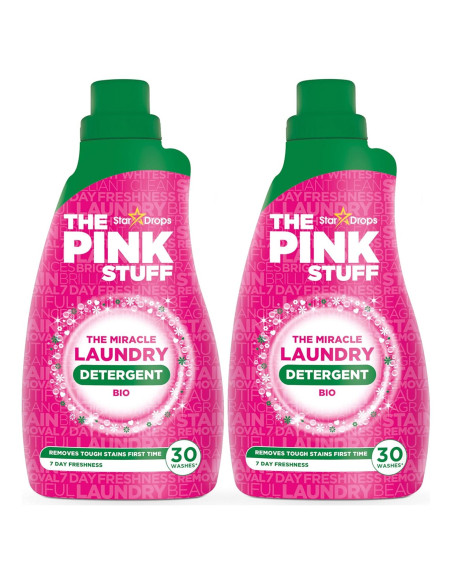 Detergente Líquido Biológico Stardrops 2x32oz (0.95L) - 30 Lavados