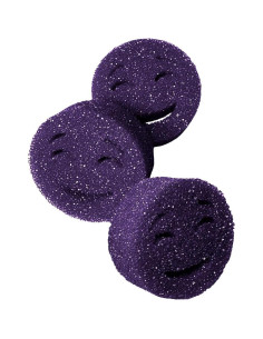 Esponjas de Fregar Moji Smilyeez - Juego de 3 - Púrpura 2