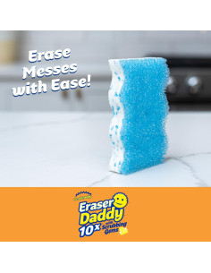 Esponja Borrador Scrub Daddy 10x Multicolor - Limpieza Eficaz 2