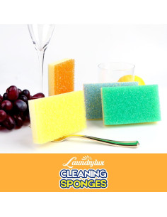 Esponjas de Fregar LAUNDRYLUX Doble Cara 8 Unidades 2