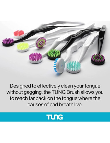 Gel Limpiador de Lengua TUNG Menta Fresca - Paquete de 4