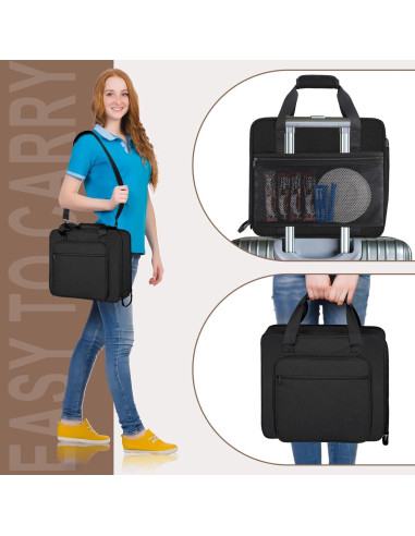 Bolsa de viaje Anitor para cafetera Keurig K-Slim/K-Iced negra