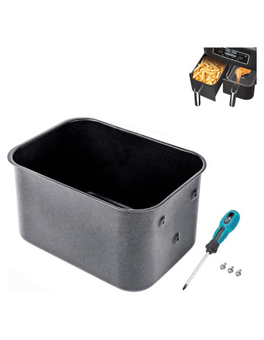 Cesta de Reemplazo Croask para Freidora de Aire Ninja DZ201 DZ100