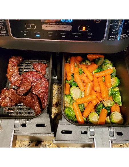 Cesta de Reemplazo Croask para Freidora de Aire Ninja DZ201 DZ100