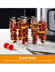 Soporte para Brochetas Goldlion para Freidora de Aire 8 Qt 2