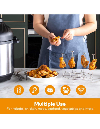 Soporte para Brochetas Goldlion para Freidora de Aire 8 Qt