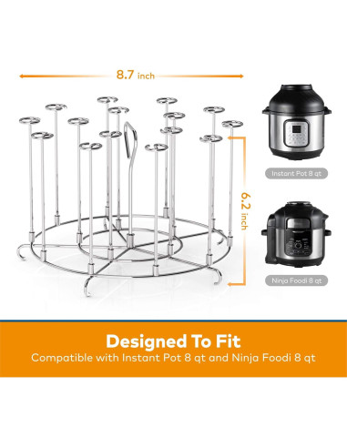 Soporte para Brochetas Goldlion para Freidora de Aire 8 Qt
