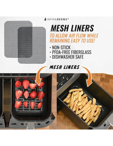 Set de Accesorios para Freidora de Aire Ninja Dual 12 Piezas Set de Accesorios para Freidora de Aire Ninja Dual 12 Piezas