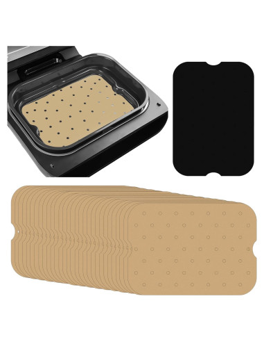 Forros de papel pergamino sin blanquear INFRAOVENS 100 piezas