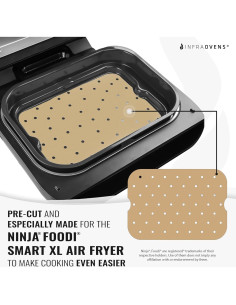 Forros de papel pergamino sin blanquear INFRAOVENS 100 piezas 2