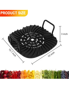 Rejilla de Parrilla Swess para Ninja Foodi 25.7x25.4 cm Antiadherente 2