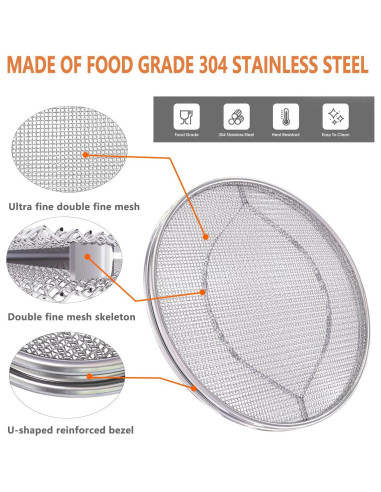 Protector Salpicaduras Acero Inoxidable Ninja Foodi FG551 2 Pcs