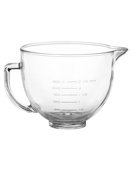 Tazón de Mezcla de Vidrio MOLIGOU 5 Litros Compatible Kitchenaid Tazón de Mezcla de Vidrio MOLIGOU 5 Litros Compatible Kitchenaid