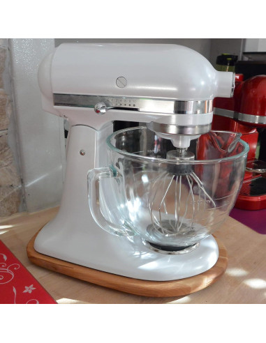 Tazón de Mezcla de Vidrio MOLIGOU 5 Litros Compatible Kitchenaid