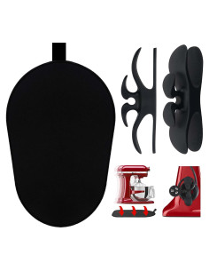 Alfombrilla Deslizante Kitchenaid 5-8 Qt + 2 Accesorios Negros