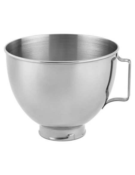 Tazón de Acero Inoxidable Pulido KitchenAid 4.5L con Mango