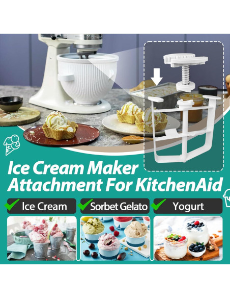 Conjunto de Transmisión y Paleta para Helados KitchenAid - 2 Pcs