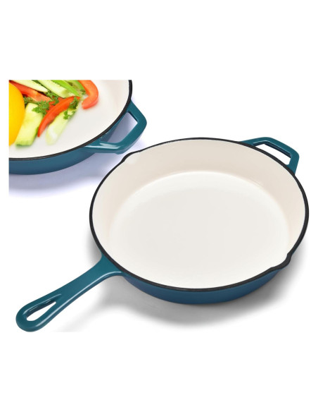 Sartén de Hierro Fundido Bruntmor 25.4 cm Antiadherente Verde