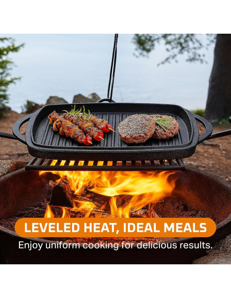 Olla Holandesa de Hierro Fundido Bruntmor 1.8L Cuadrada