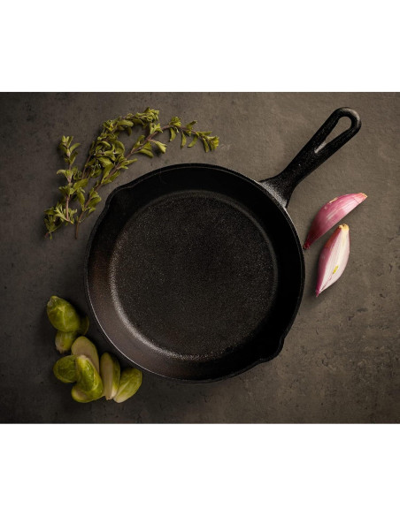Sartén de Hierro Fundido Pre-Sazonado Mercer Culinary 20.32 cm