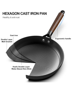 Set de Sartenes de Hierro Fundido Lamfo 20 y 30 cm Antiadherentes 2