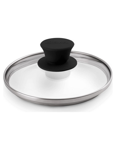 Tapa de Vidrio Cuisinel 15.24 cm A Prueba de Horno con Perilla Negra Tapa de Vidrio Cuisinel 15.24 cm A Prueba de Horno con Perilla Negra