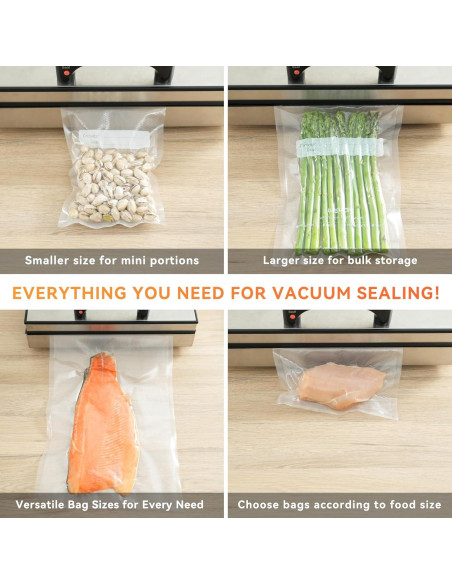 Paquete Familiar de Bolsas de Sellado al Vacío Wevac 50-70 Pcs