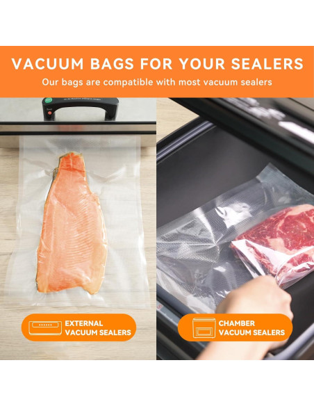 Paquete Familiar de Bolsas de Sellado al Vacío Wevac 50-70 Pcs