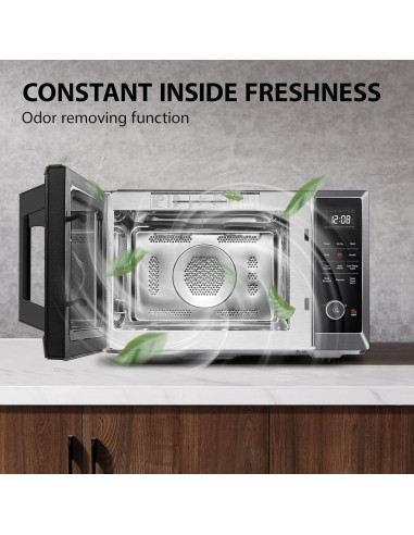 Horno Microondas TOSHIBA 8 en 1 Convección 1000W 31.5cm