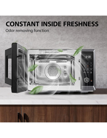 Horno Microondas TOSHIBA 8 en 1 Convección 1000W 31.5cm