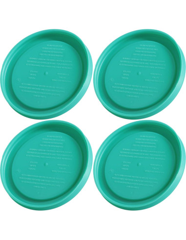Pack de 4 Tapas de Reemplazo Pyrex 7202-PC 1 Taza Verde