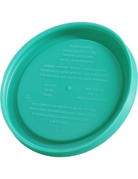 Pack de 4 Tapas de Reemplazo Pyrex 7202-PC 1 Taza Verde
