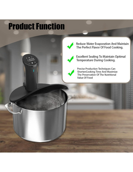 Pack de 2 Tapas de Silicona para Olla 26.67 cm Anova Instant Pot Pack de 2 Tapas de Silicona para Olla 26.67 cm Anova Instant Pot