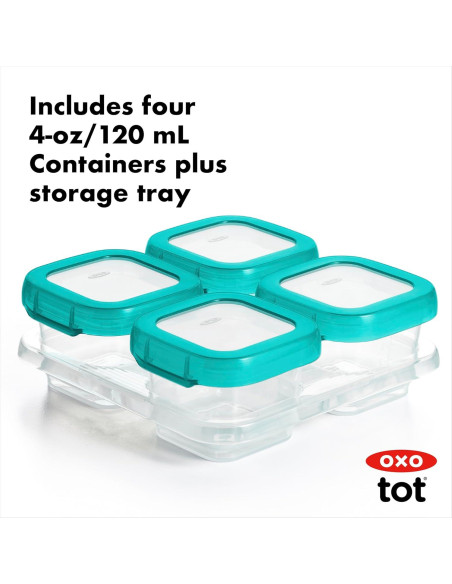Contenedores de Almacenamiento OXO Tot Baby Blocks 113.4 ml