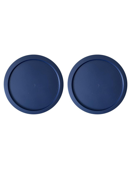 Tapa de Reemplazo MRX para Recipientes Pyrex 4 Tazas Azul 2-Pack Tapa de Reemplazo MRX para Recipientes Pyrex 4 Tazas Azul 2-Pack