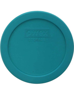 Tapas de Plástico Turquesa Pyrex 7201-PC 4 Tazas - Paquete de 4 2