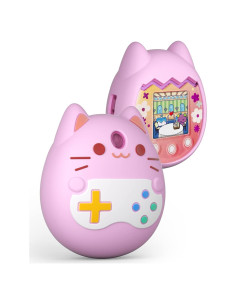 Funda Protectora de Silicona Rosa para Tamagotchi Pix