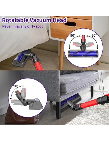 Cabezal de Aspiradora Motorhead AZYM para Dyson V7 V8 V10 V11 V15
