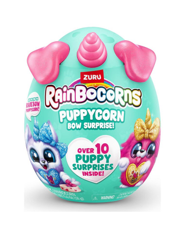 Puppycorn Husky ZURU Huevo Sorpresa con 5 Sorpresas 3+