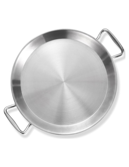 Sartén de Acero Inoxidable 33 cm LOLYKITCH, Apta para Horno y Lavavajillas