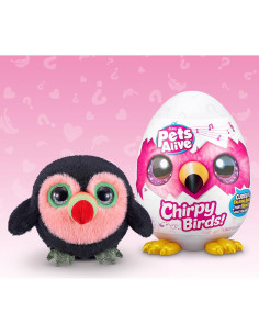 Pájaro Chirpy ZURU Tucán Electrónico que Habla con Huevo Sorpresa 2