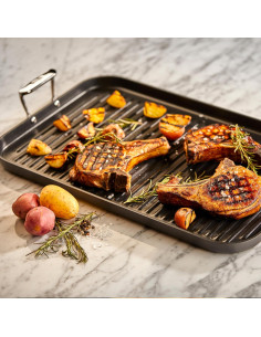 Sartén Grill All-Clad HA1 Antiadherente 33x51 cm Negro 2