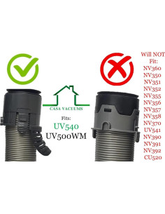 Manguera y Mango de Reemplazo Casa Vacuums para Shark UV540 2