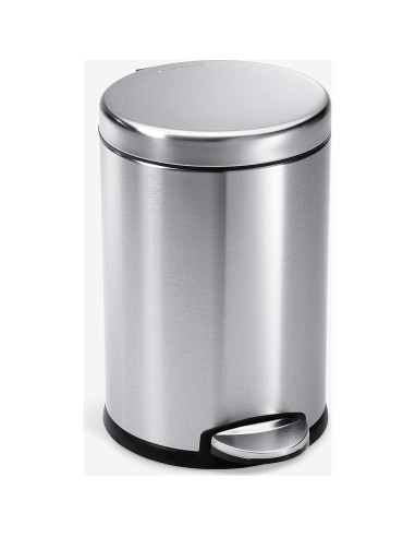 Cubo de Basura Redondo 30L simplehuman Acero Inoxidable Cepillado
