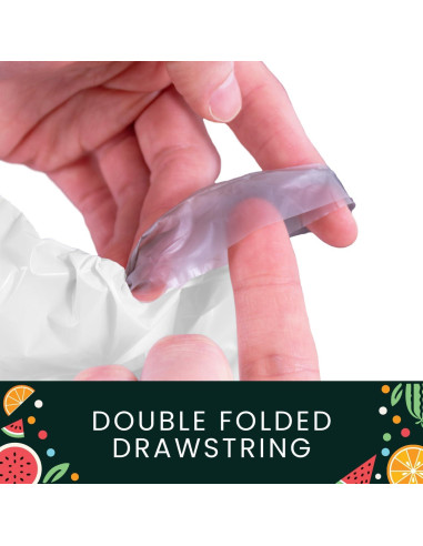 Bolsas de Basura Melon Basics Código M 45L 100 Unidades Sin Fragancia