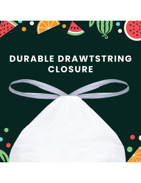 Bolsas de Basura Melon Basics Código M 45L 100 Unidades Sin Fragancia