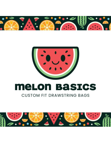Bolsas de Basura Melon Basics Código M 45L 100 Unidades Sin Fragancia
