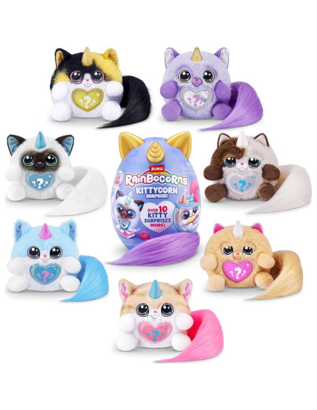 Kittycorn Sorpresa Serie 3 ZURU - Juguete de Peluche 10+ Sorpresas